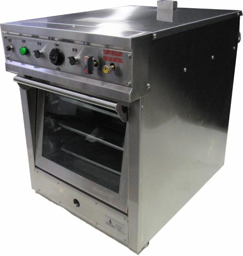 TIPO 29:HORNO MULTIFUNCIONAL A GAS EN ACERO INOXIDABLE